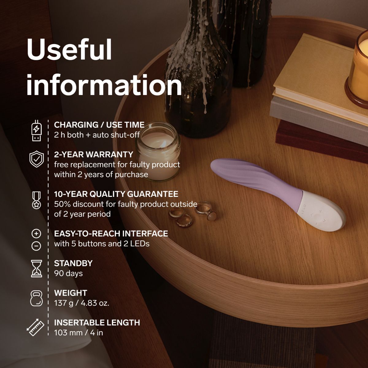 LELO - MONA Twist G-Spot Vibrator - Soft Pink foto 10