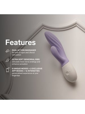 LELO - INA Twist Dual-Action Massager - Soft Pink