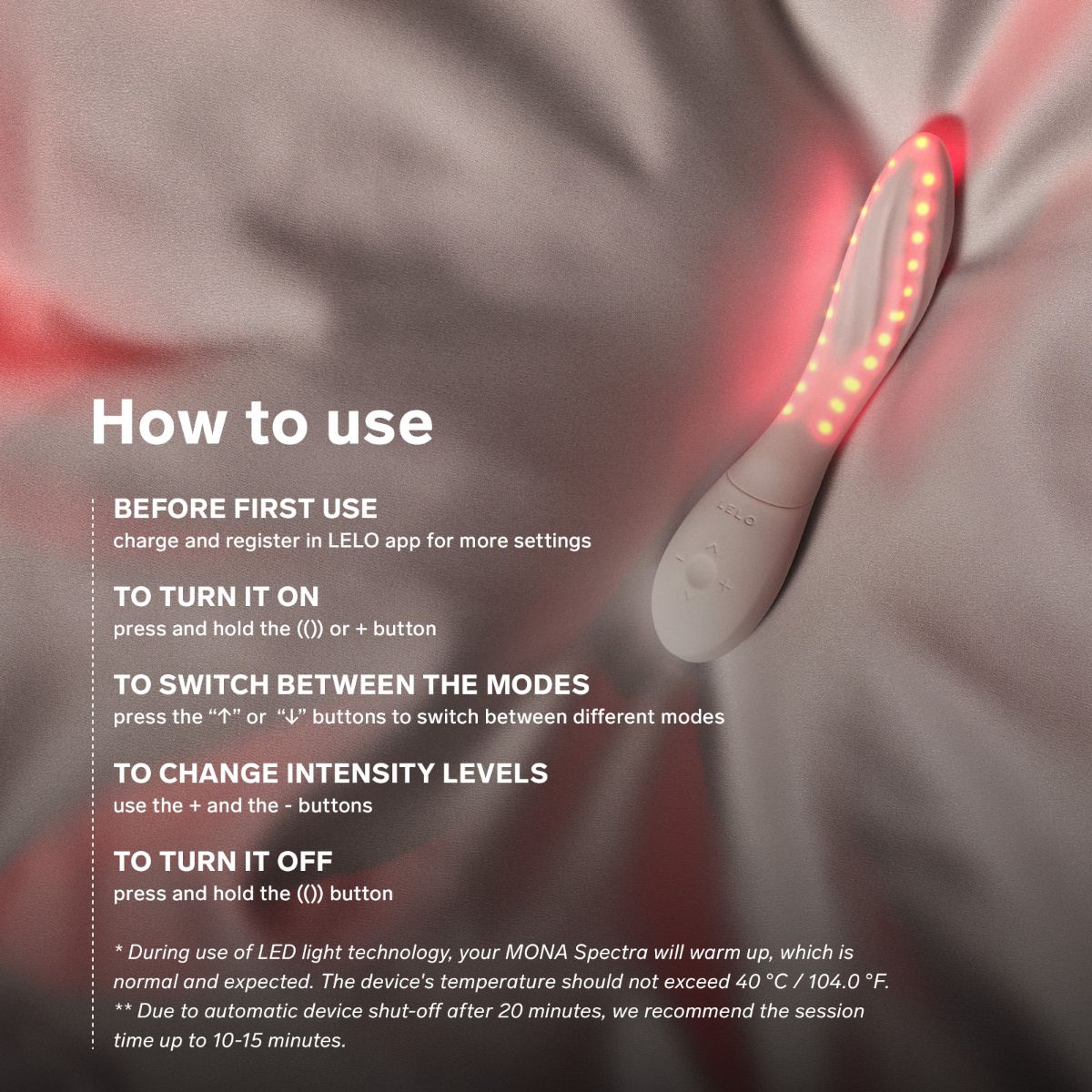 LELO - MONA Spectra G-Spot Vibrator - App Control foto 12