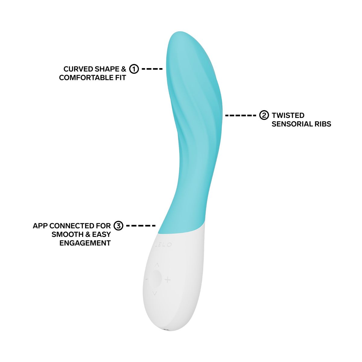 LELO - MONA Twist G-Spot Vibrator - Aqua foto 9