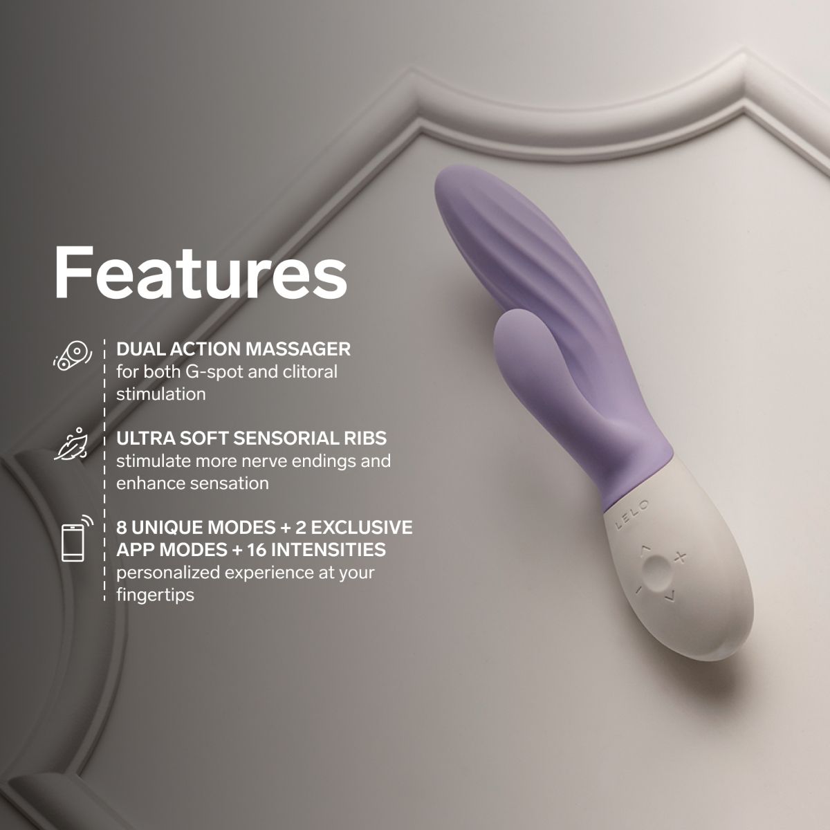 LELO - INA Twist Dual-Action Massager - Aqua foto 2