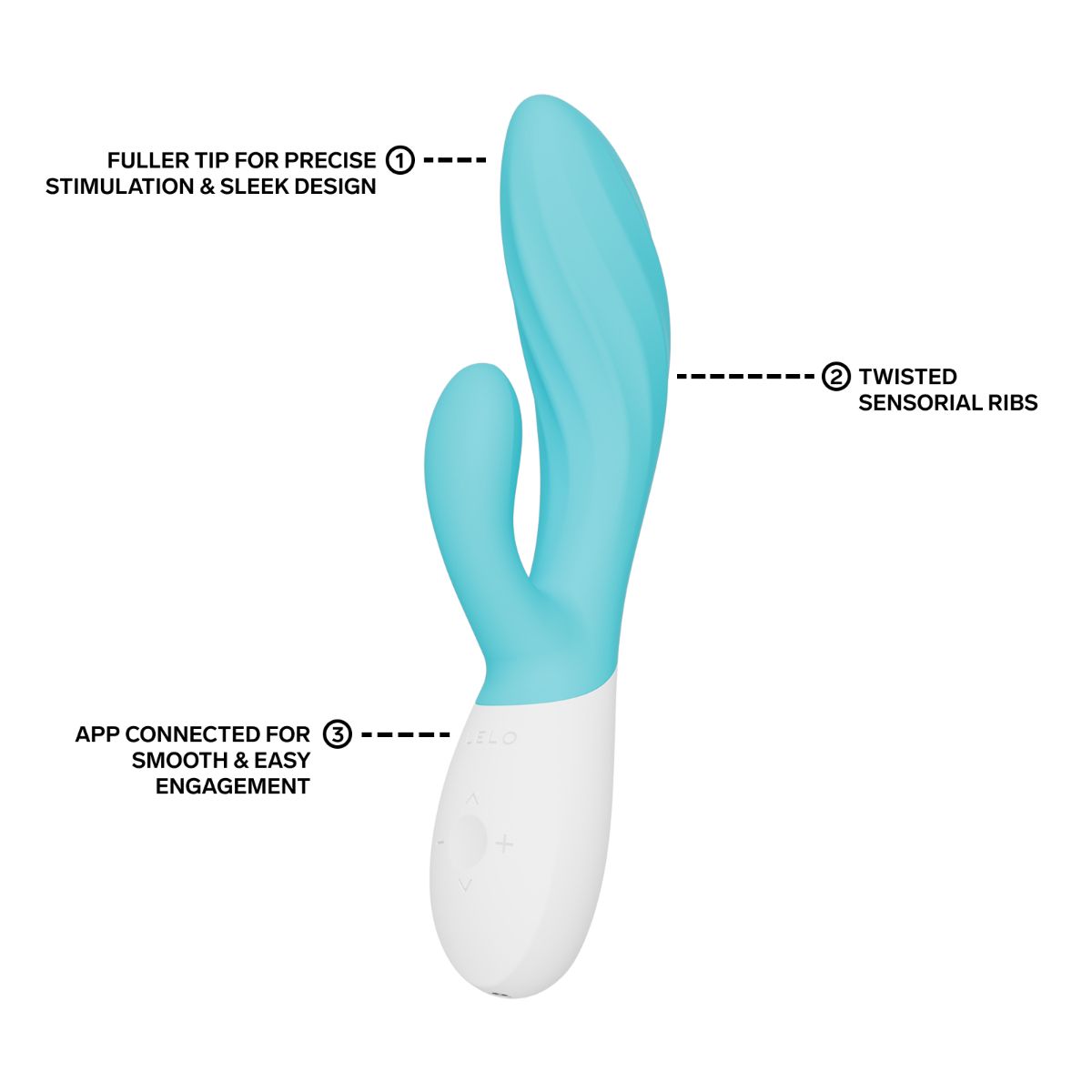 LELO - INA Twist Dual-Action Massager - Aqua foto 12