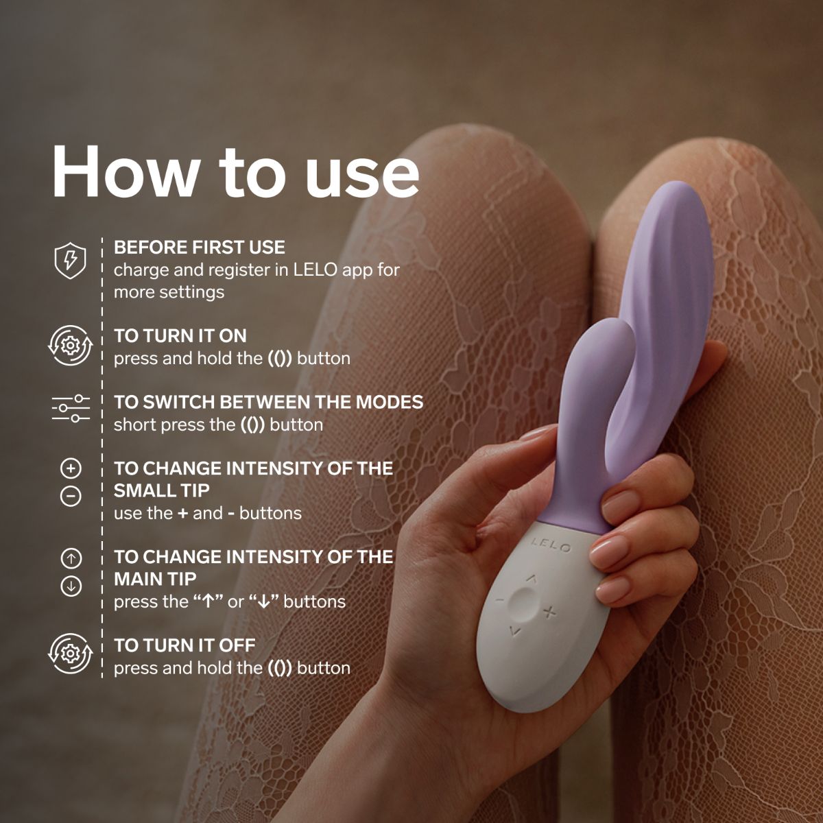 LELO - INA Twist Dual-Action Massager - Aqua foto 4