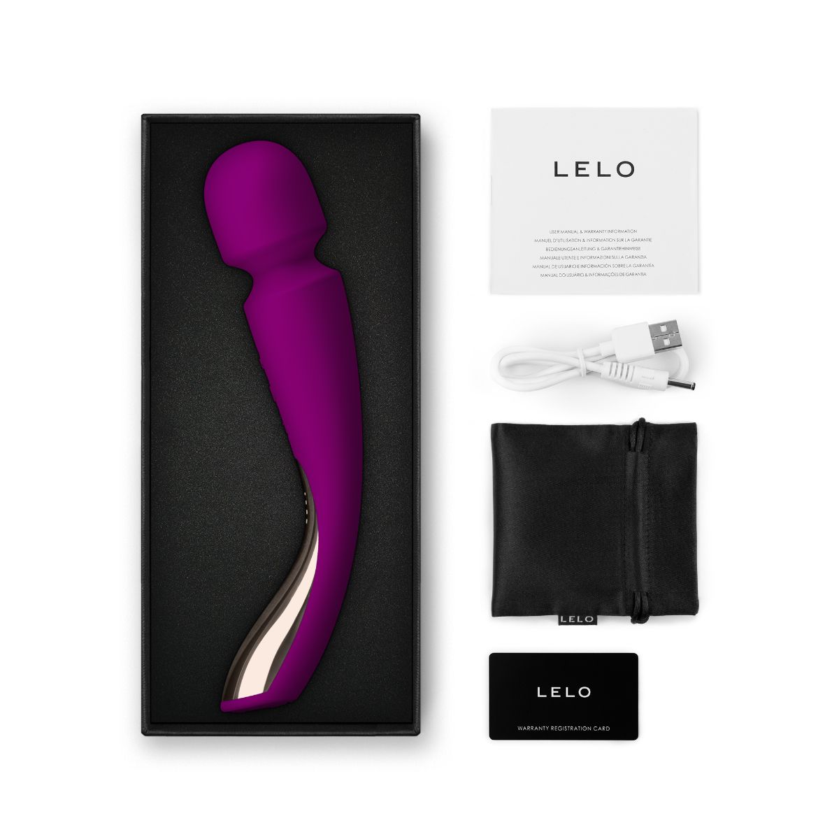 LELO - Smartwand Medium 2 - Deep Rose foto 2
