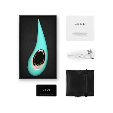 LELO - Dot External Clitoral Pinpoint Vibrator - Turquoise - EasyToys LELO - Dot External Clitoral Pinpoint Vibrator - Turquoise - EasyToys