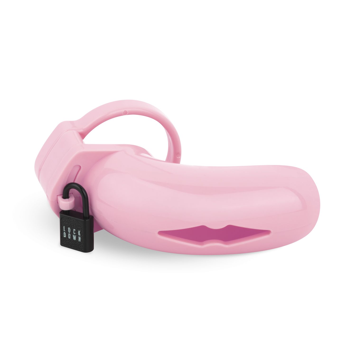 LOCKDOWN - Chastity Cage Large - Roze foto 11