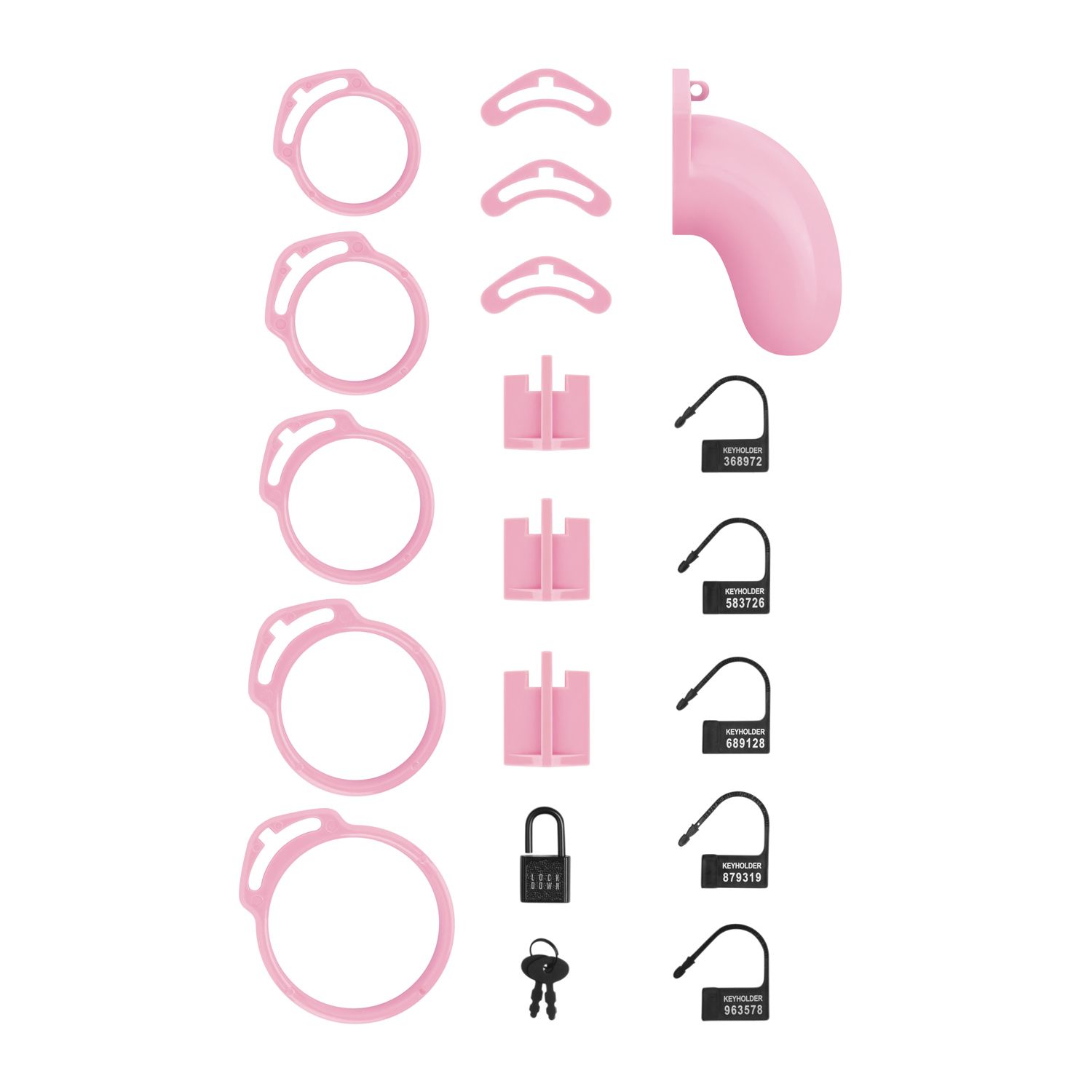 LOCKDOWN - Chastity Cage Medium - Pink foto 7