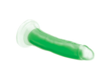 Glow in the Dark Realistic Dildo - Green - EasyToys