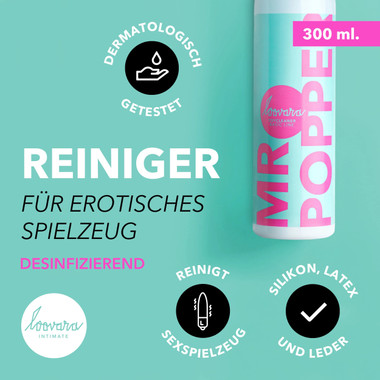 desinfektionsmittel für sexspielzeug Loovara - Mr. Popper Desinfektionsmittel für Sexspielzeug - 300 ml