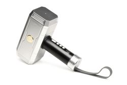 XR Brands - Thunder Stroker Suction Masturbator - Silver & Black