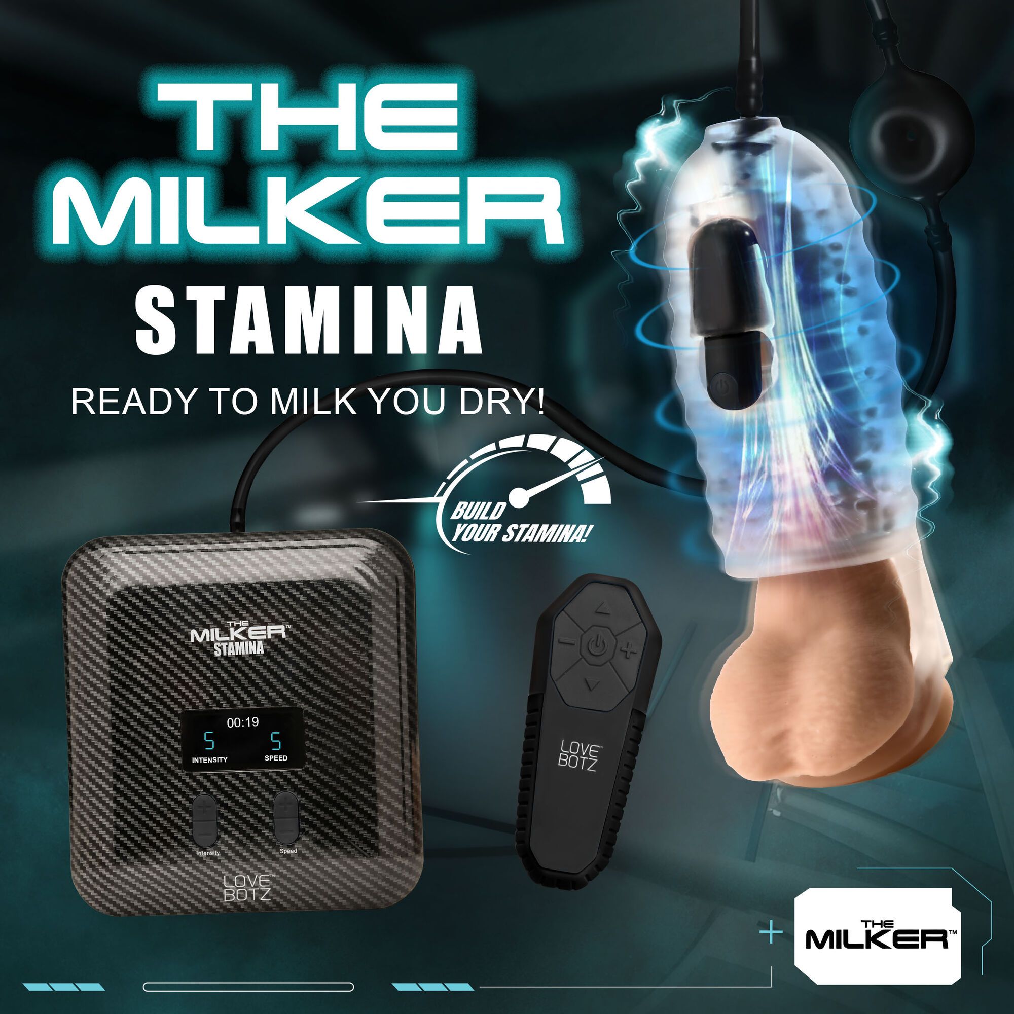 XR Brands - The Milker Stamina - Zwart - Afbeelding 19