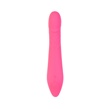G-Punkt-Vibrator mit realistischen Hoden - Rosa - EasyToys