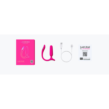 Lovense  Lush Anal Vibrator  Pink - EasyToys