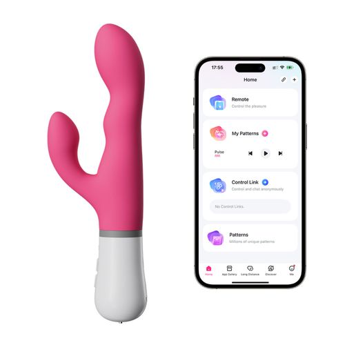 Lovense - Nora G-spot Vibrator Met App - Roze