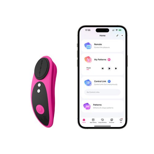 Culotte vibrante connectée Ferri - Rose