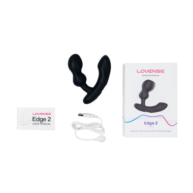 Lovense - Edge 2 Prostate Massager - Black