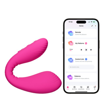 pink remote vibrator We-Vibe Chorus Pro Electric Pink App and Remote Controlled Couple's Vibrator main image 0