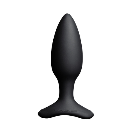 Lovense - Hush 2 Vibrating Butt Plug With App - Black