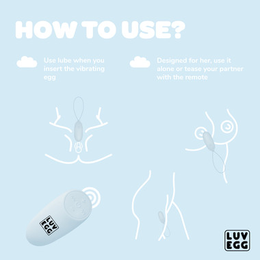 LUV EGG Blue - EasyToys