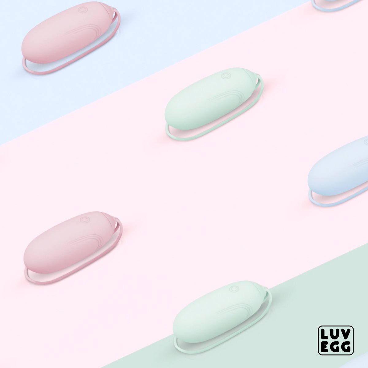 LUV EGG - Blauw