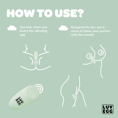 LUV EGG Green - EasyToys LUV EGG Green - EasyToys
