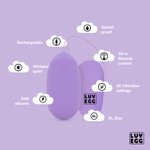 LUV EGG XL - Paars