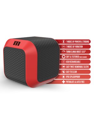 Blush Novelties - SlamBox Masturbator - Rood/Zwart