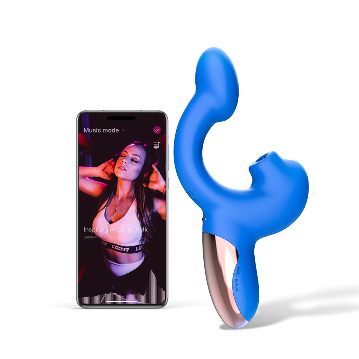 Magic Motion – Magic Ponder Vibrator met Lick & G-Spot Functie – Blauw - Afbeelding 3