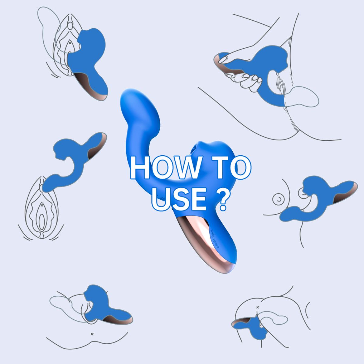 Magic Motion – Magic Ponder Vibrator met Lick & G-Spot Functie – Blauw - Afbeelding 9