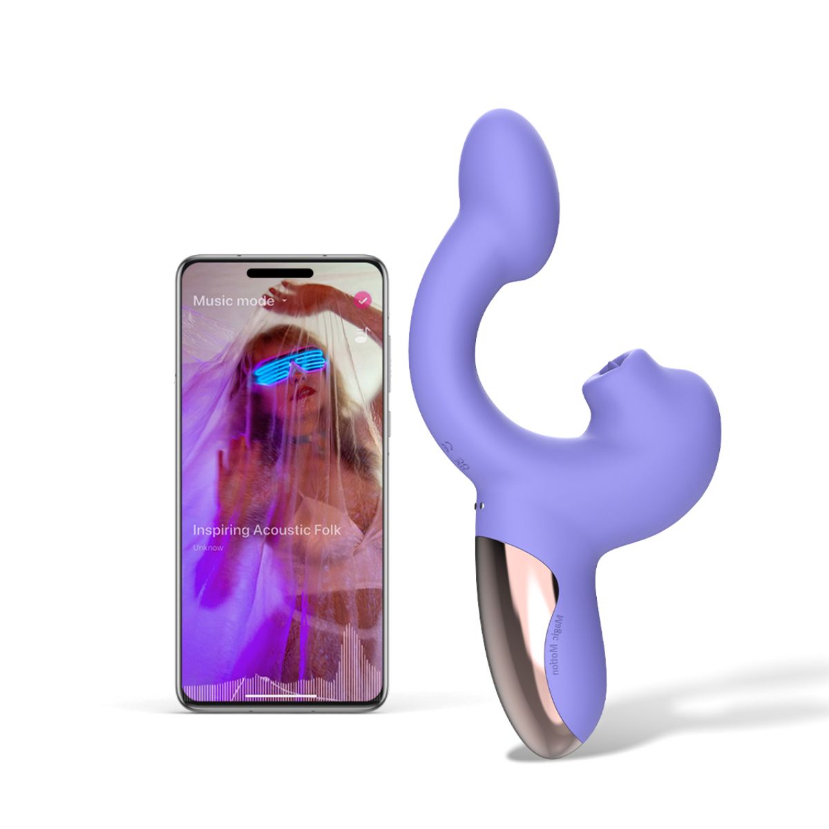 Magic Motion – Magic Ponder Vibrator met Lick & G-Spot Functie – Paars - Afbeelding 3