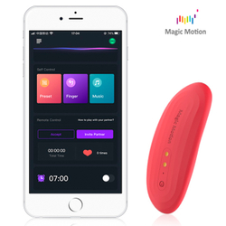 Magic Motion - App Controlled Nyx Smart Panty Vibrator - Red