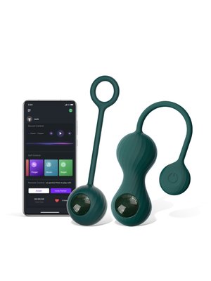 Magic Motion - Duo Smart Kegel Vibrator met Gewichtenset - Groen