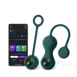 Magic Motion - Vibratore Smart Kegel con Pesi Duo - Verde