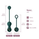 Magic Motion - Duo Smart Kegel Vibrator met Gewichtenset - Groen