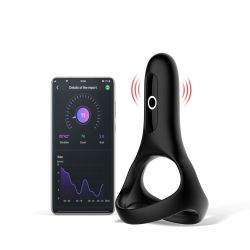 Magic Motion - Rise Smart Vibrating Cock ring - Black