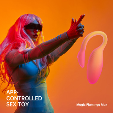 Magic Motion - Flamingo Max Vibrating Egg & Kegel Trainer in One - Orange