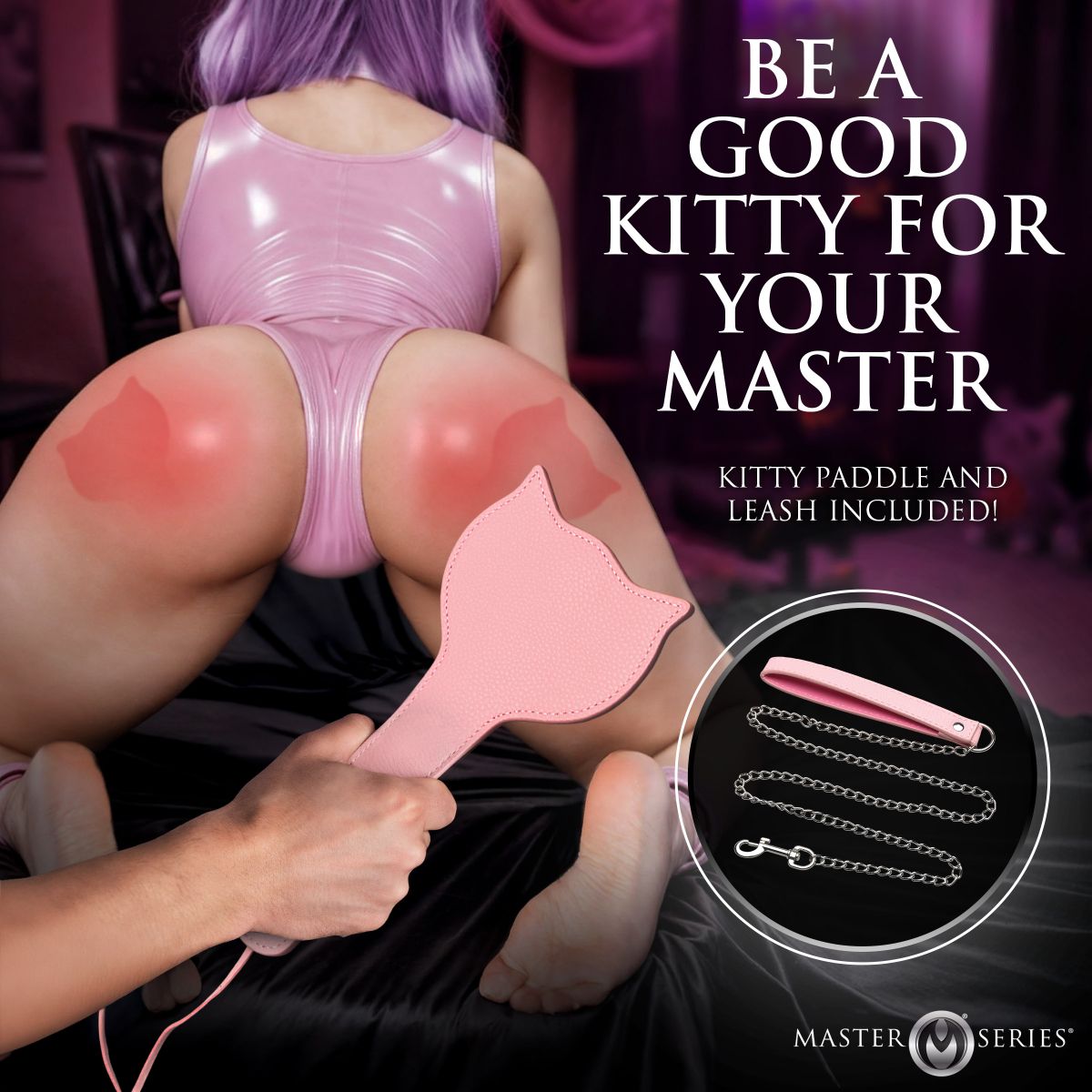 Master Series - Kitty Bondage Set - Roze foto 3