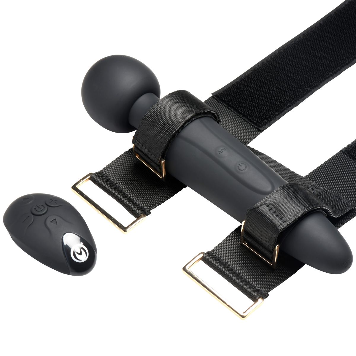 Master Series - Thunderstick Wand met Dijbeenband - Zwart foto 8