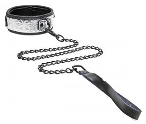 Halsband Met Riem - Zilverkleurig