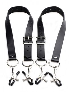 Spread Labia Spreader Straps with Clamps