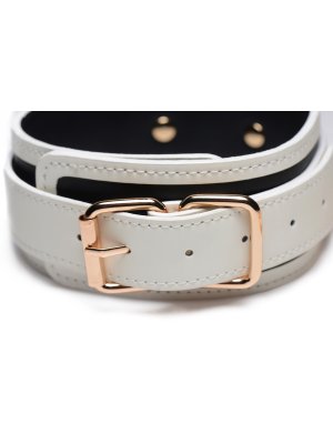 Kink in the Dark - Glow In De Dark Halsband Met Riem