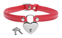 Heart Lock - Collar con llaves - Rojo