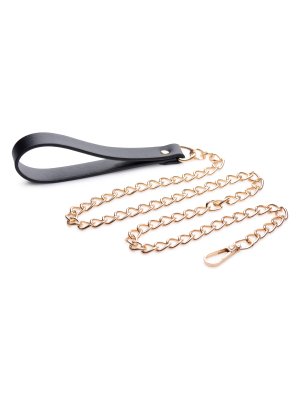 Luxe Leiband - Zwart/Goud
