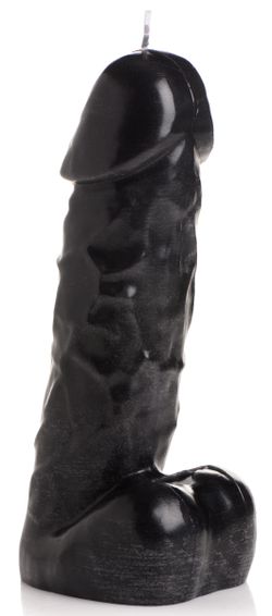 Passion Pecker Penis Drip Candle - Black