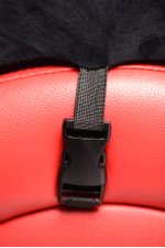 Kinky Seks Sofa Met Boeien en Positie Kussens - Zwart/Rood
