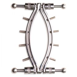 Spread 'Em Poker Vagina Clamp with Adjustable Pressure Screws