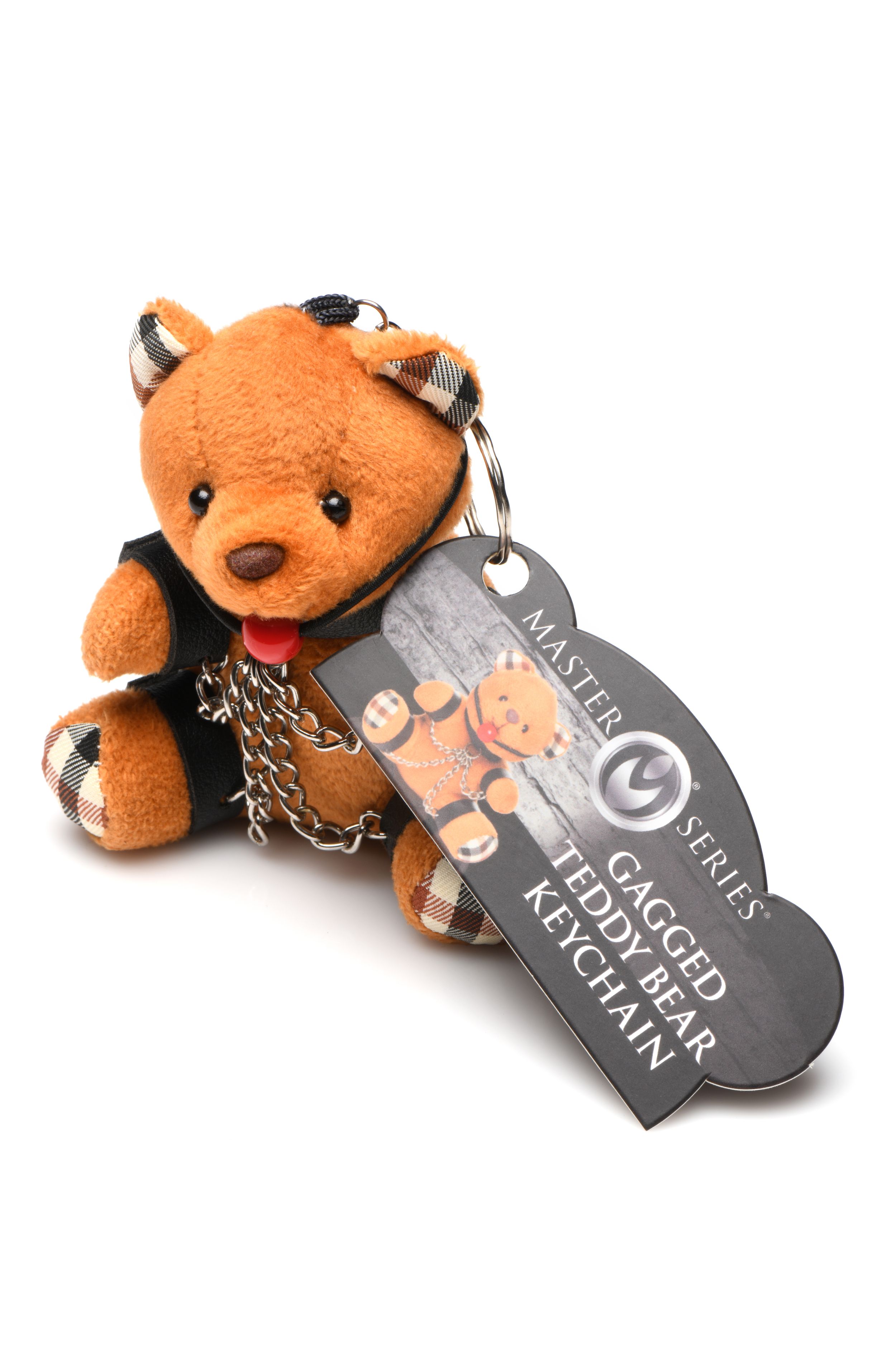 Master Series - Gagged Teddy Bear Sleutelhanger foto 4