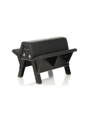 Bareback Submission Horse Bondage Bank - Zwart
