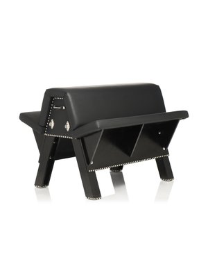Bareback Submission Horse Bondage Bank - Zwart