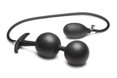 Aufblasbarer Silikon-Analplug - Schwarz - EasyToys